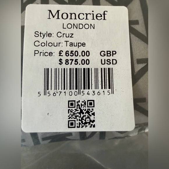 Moncrief Elegant Taupe Italian Leather Handbag, Shoulder Strap, London Designer - Picture 11 of 15